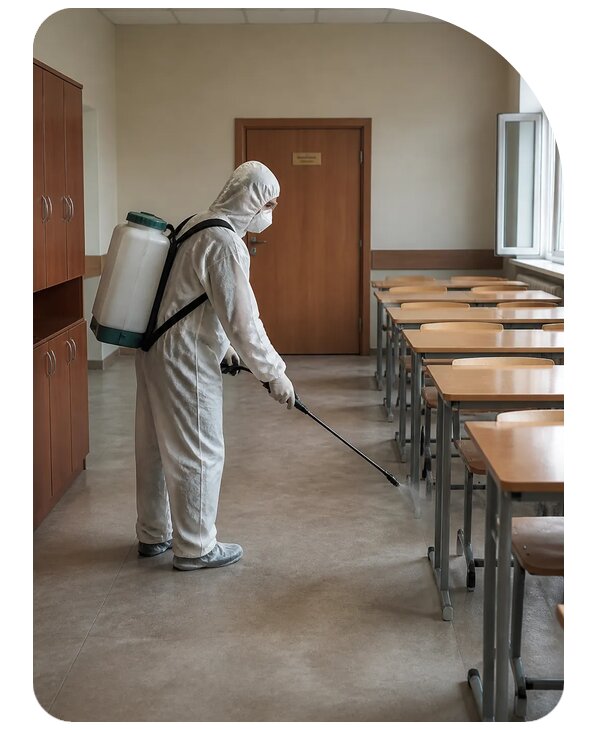 Профессиональная дезинсекция школы в Мурманске по цене от 10282 р. | Сенат-Мрм